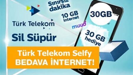Türk Telekom Yıllık Bedava İnternet Paketleri