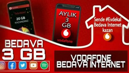 Vodafone Self Servis Bedava İnternet Kampanyaları